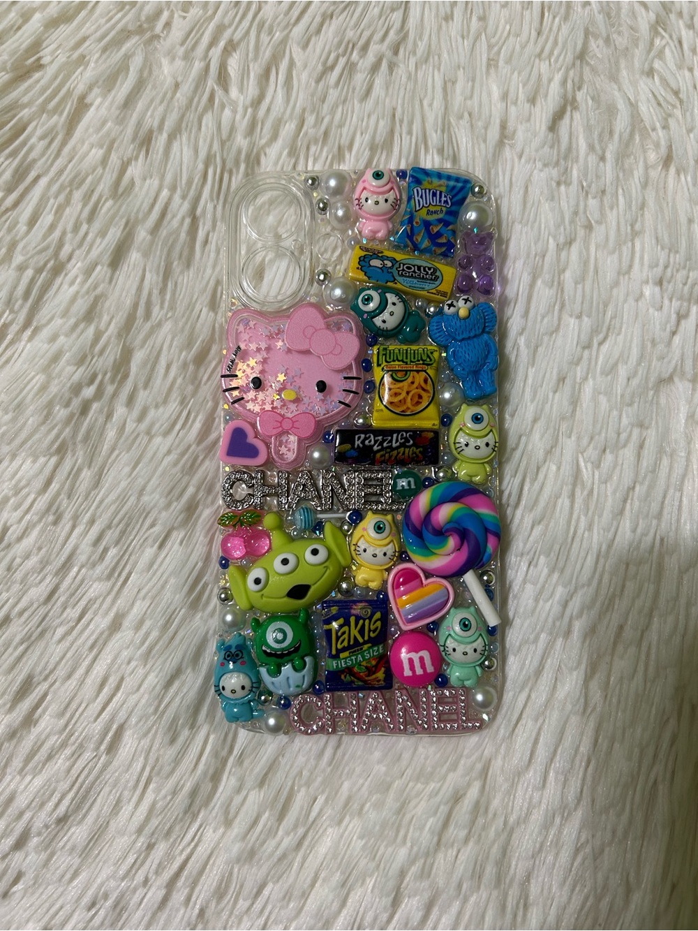 Handmade iPhone 16 Plus Junk Case Hello Kitty Sanrio Colorful Kawaii Y2K